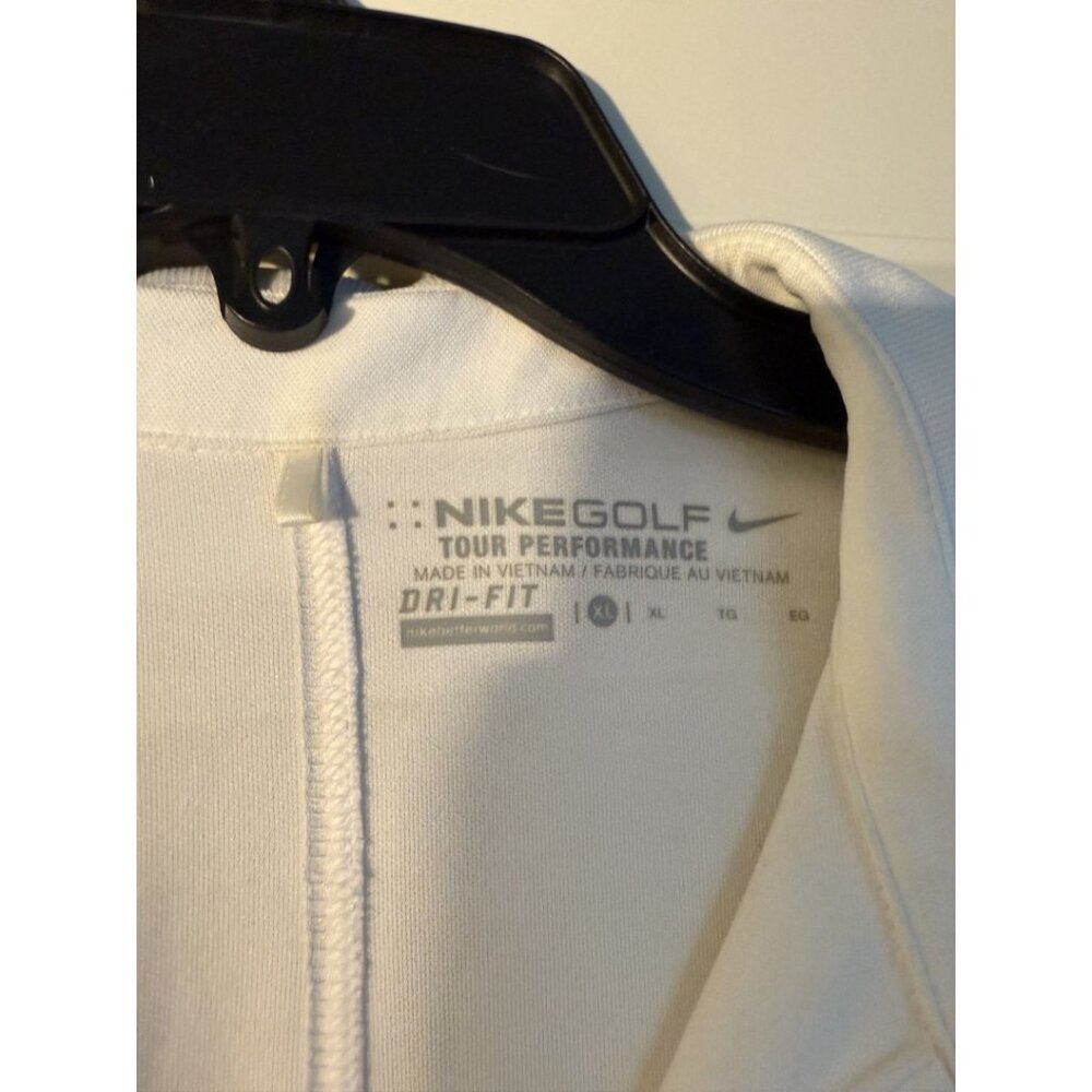 Nike Golf Tour Performance Polo White Dri-Fit Lightweight Activewear Size XL - Picture 3 of 6
